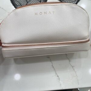 Monat Cream Cosmetic Bag